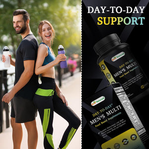 Best Naturals Day-to-Day Men's Multivitamin Food Based Supplement with Vitamin A, L-Arginine, L-Glutamine, L-Lysine- 90 Tablets