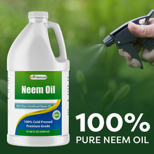 Best Naturals 100% Pure Neem Oil, 100% Cold Pressed and Unrefined - 68 OZ (2000 ML)