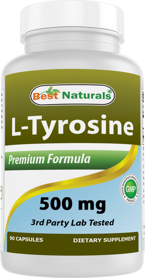 Best Naturals L-Tyrosine 500 mg 90 Capsules