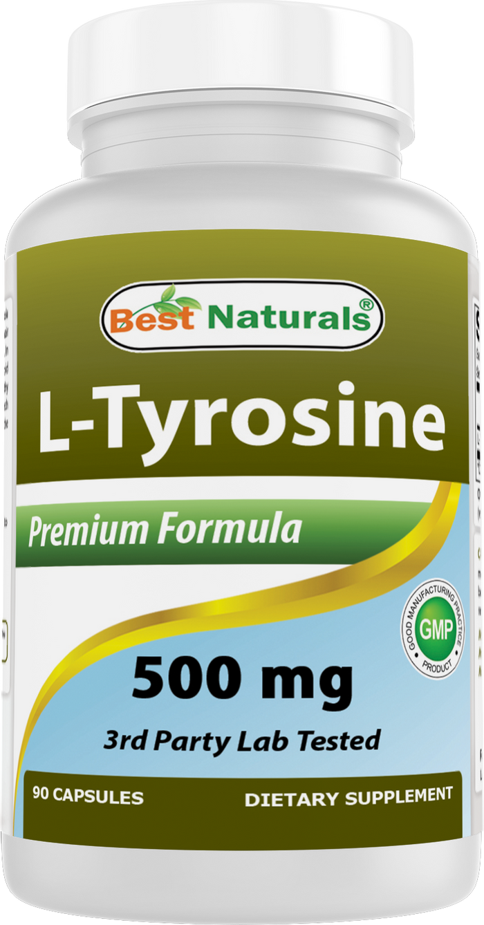 Best Naturals L-Tyrosine 500 mg 90 Capsules