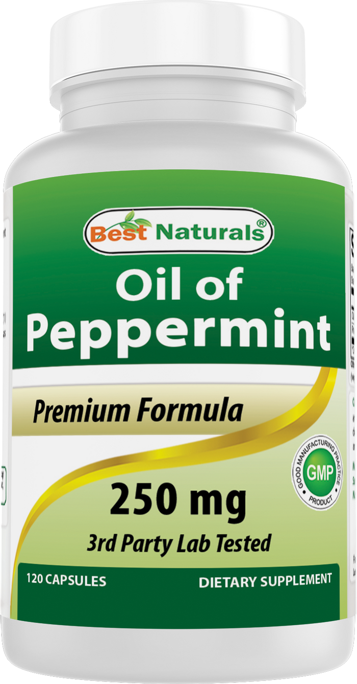 Best Naturals Peppermint oil 250 mg 120 Capsules