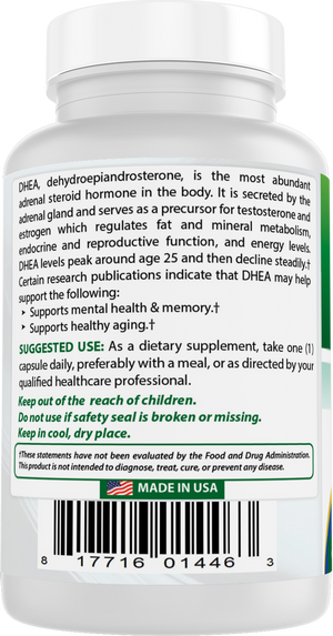 Best Naturals DHEA 100 mg 60 Capsules