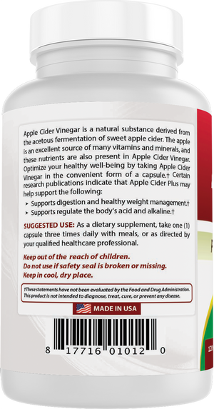 Best Naturals Apple Cider Plus 120 Capsules
