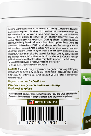 Best Naturals Creatine Monohydrate 1 Lb Powder