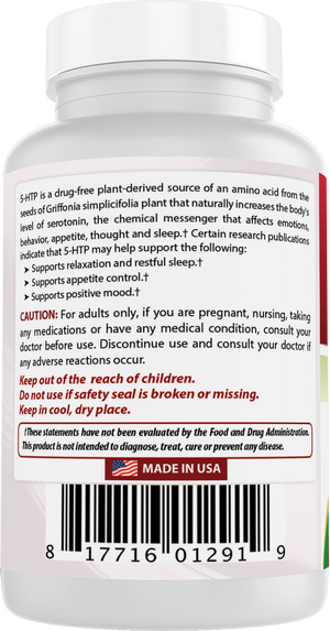Best Naturals 5-HTP 50 mg 120 Capsules