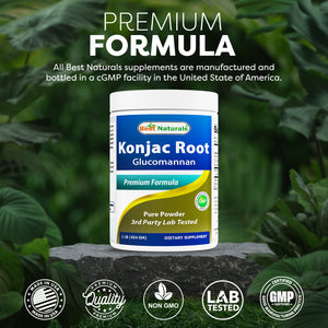 Best Naturals Konjac Root Glucomannan1 Lb Pure Powder