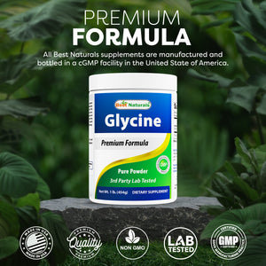 Best Naturals Glycine 1 Lb Powder