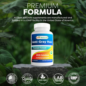Best Naturals Anti-gray Hair formula 60 capsules