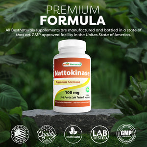 Best Naturals Nattokinase 100 mg 90 Vegetarian Capsules