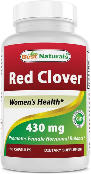 Best Naturals Red Clover 430 mg 180 Capsules - shopbestnaturals.com