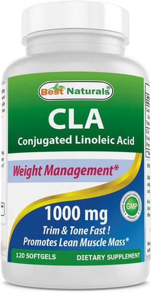 Best Naturals High Potency CLA, 1000 mg, 120 Softgels - shopbestnaturals.com