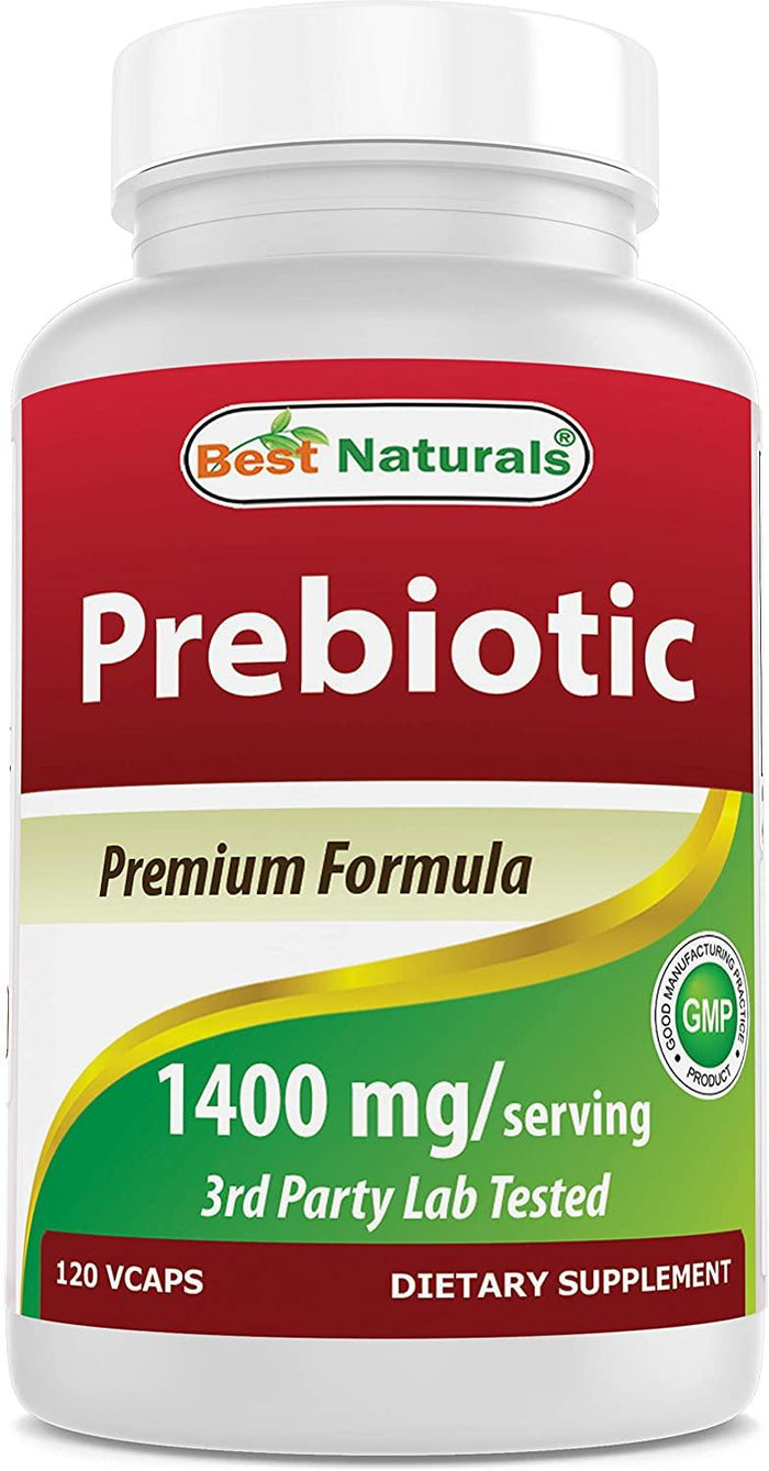 Best Naturals Prebiotics Fiber XOS (Xylo Oligosaccharide) 1400mg/ Serving 120 Vegetarian Capsules