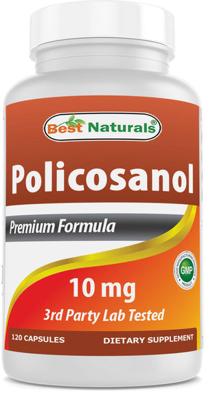 Best Naturals Policosanol 10 mg 120 Capsules - shopbestnaturals.com