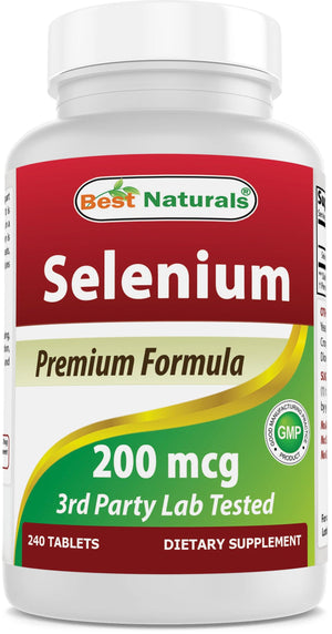 Best Naturals Selenium 200 mcg 240 Tablets - shopbestnaturals.com