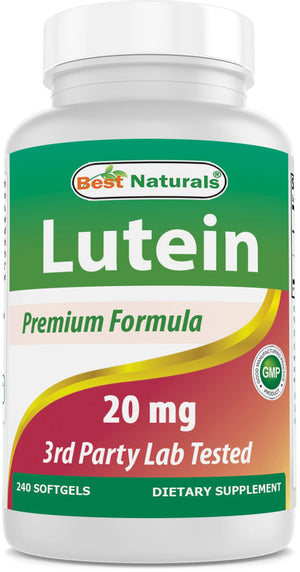 Best Naturals Lutein 20 mg 240 Softgels - shopbestnaturals.com