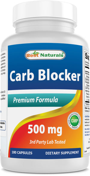 Best Naturals Carb Blocker 180 Capsules