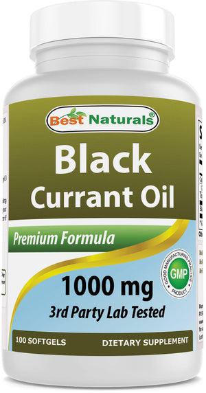 Best Naturals Black Currant Oil 1000 mg 100 Softgels - shopbestnaturals.com