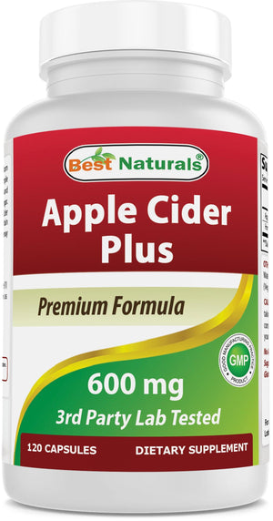 Best Naturals Apple Cider Plus 120 Capsules - shopbestnaturals.com