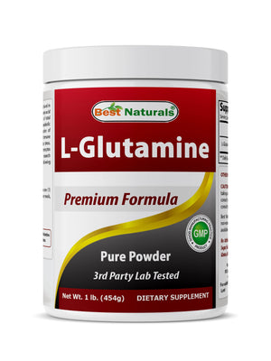 Best Naturals L-Glutamine 1 LB Powder - shopbestnaturals.com