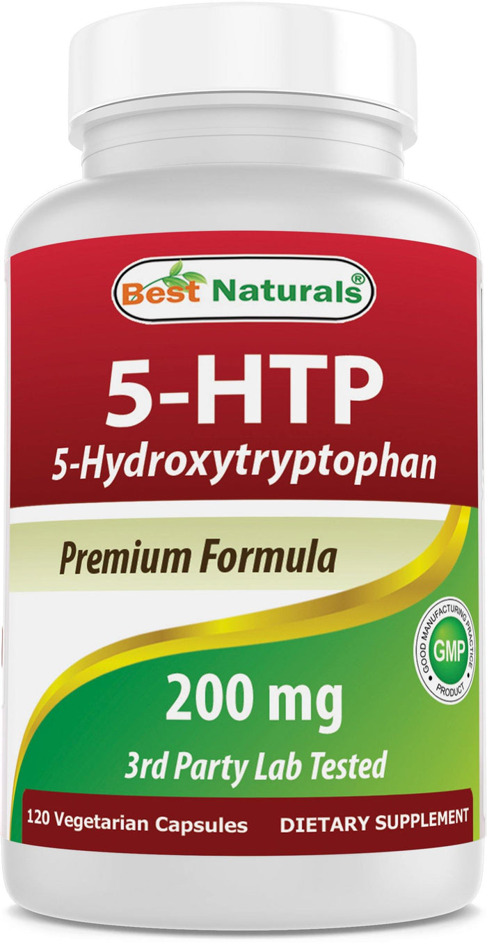 Best Naturals 5-HTP 200 mg 120 Vegetarian Capsules