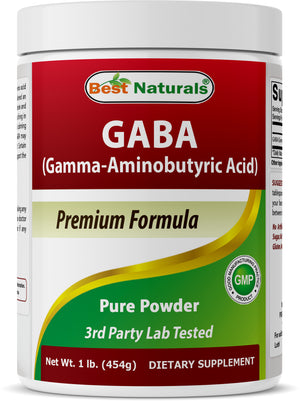 Best Naturals GABA (Gamma Aminobutyric Acid) Pure 1 Lb Powder