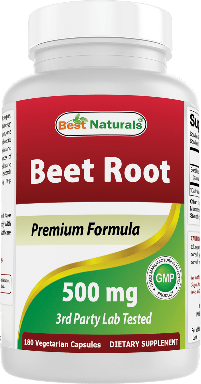 Best Naturals Beet Root 500 mg 180 Capsules