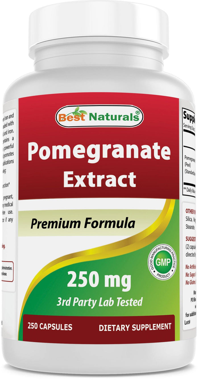 Best Naturals Pomegranate 250 mg 250 Capsules