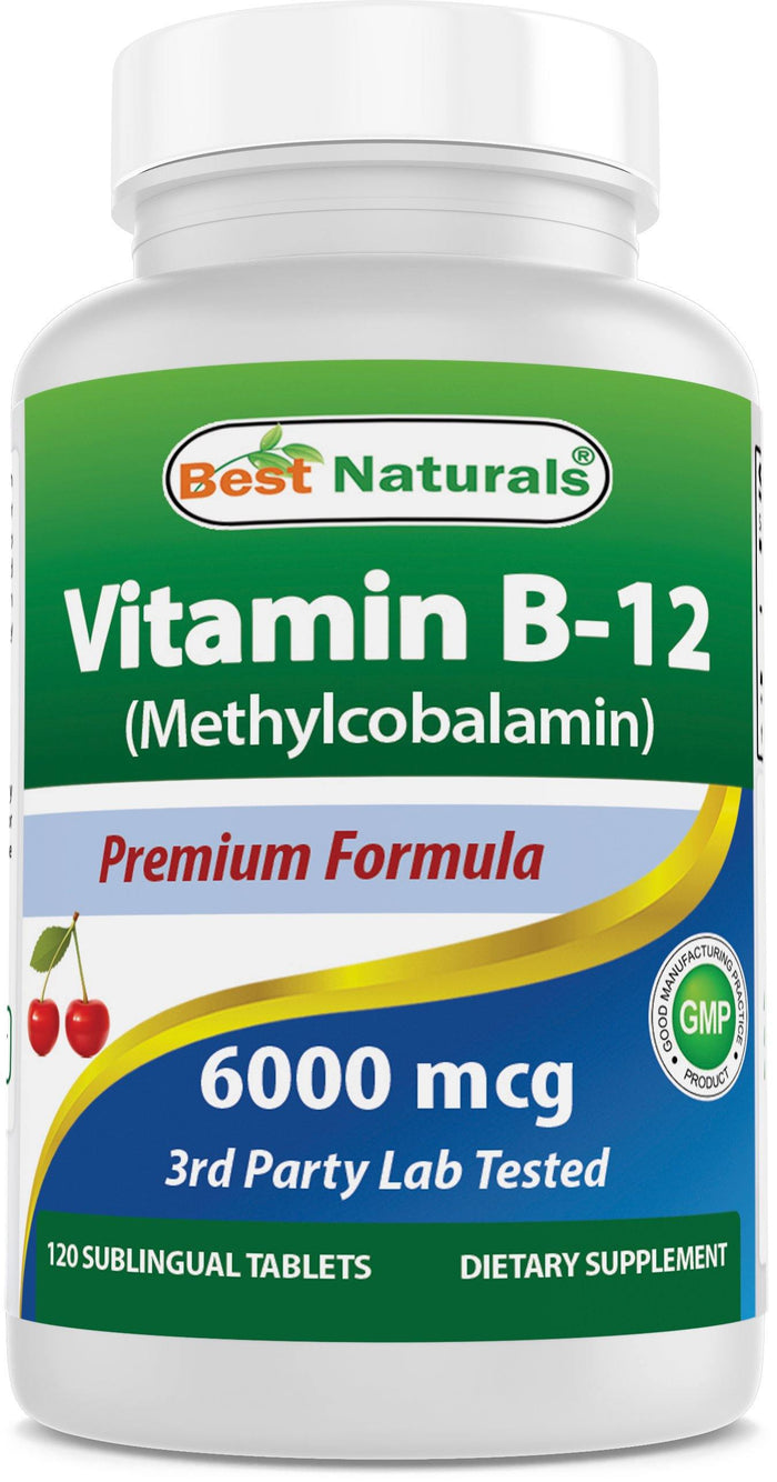 Best Naturals Vitamin B-12 6000 mcg 120 Tablets