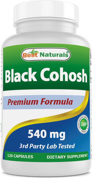 Best Naturals Black Cohosh 540 mg 120 Capsules - shopbestnaturals.com