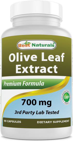 Best Naturals Olive Leaf Extract 700 mg 90 Capsules