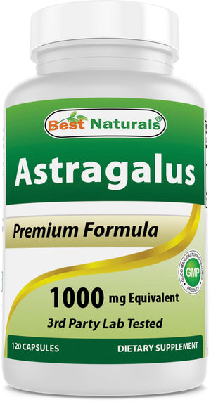 Best Naturals Astragalus Extract 1000mg 120 Capsules - shopbestnaturals.com