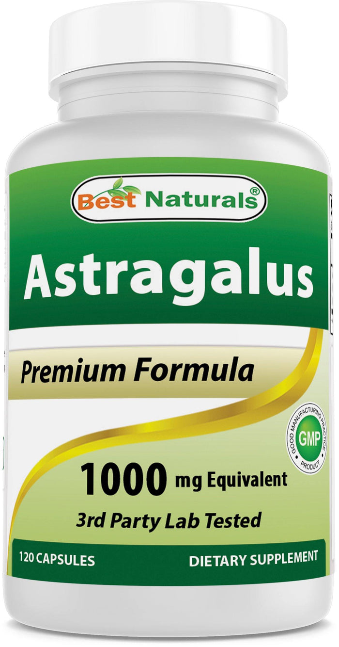 Best Naturals Astragalus Extract 1000mg 120 Capsules