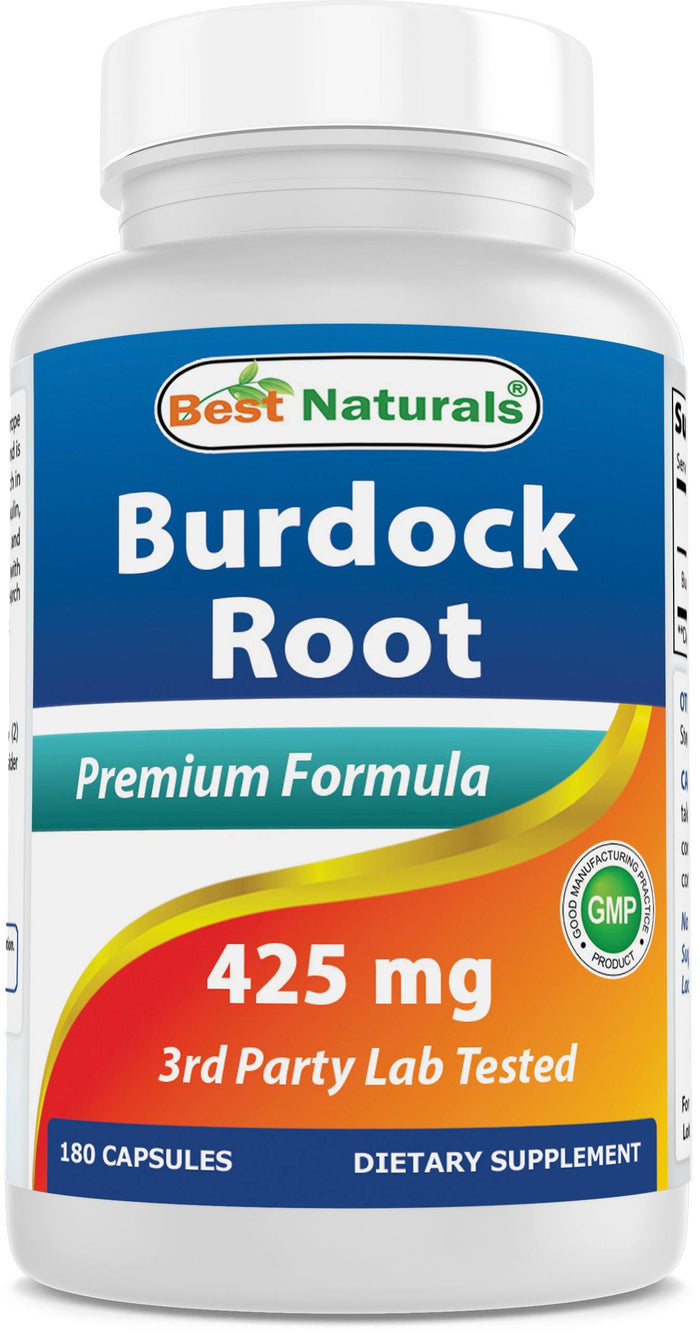 Best Naturals Burdock Root 425 mg 180 Capsules