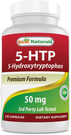 Best Naturals 5-HTP 50 mg 120 Capsules - shopbestnaturals.com