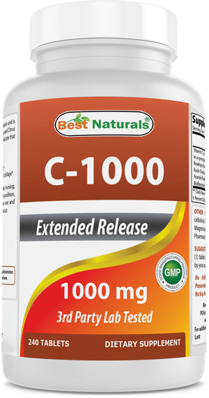Best Naturals Vitamin C 1000 mg 240 Tablets