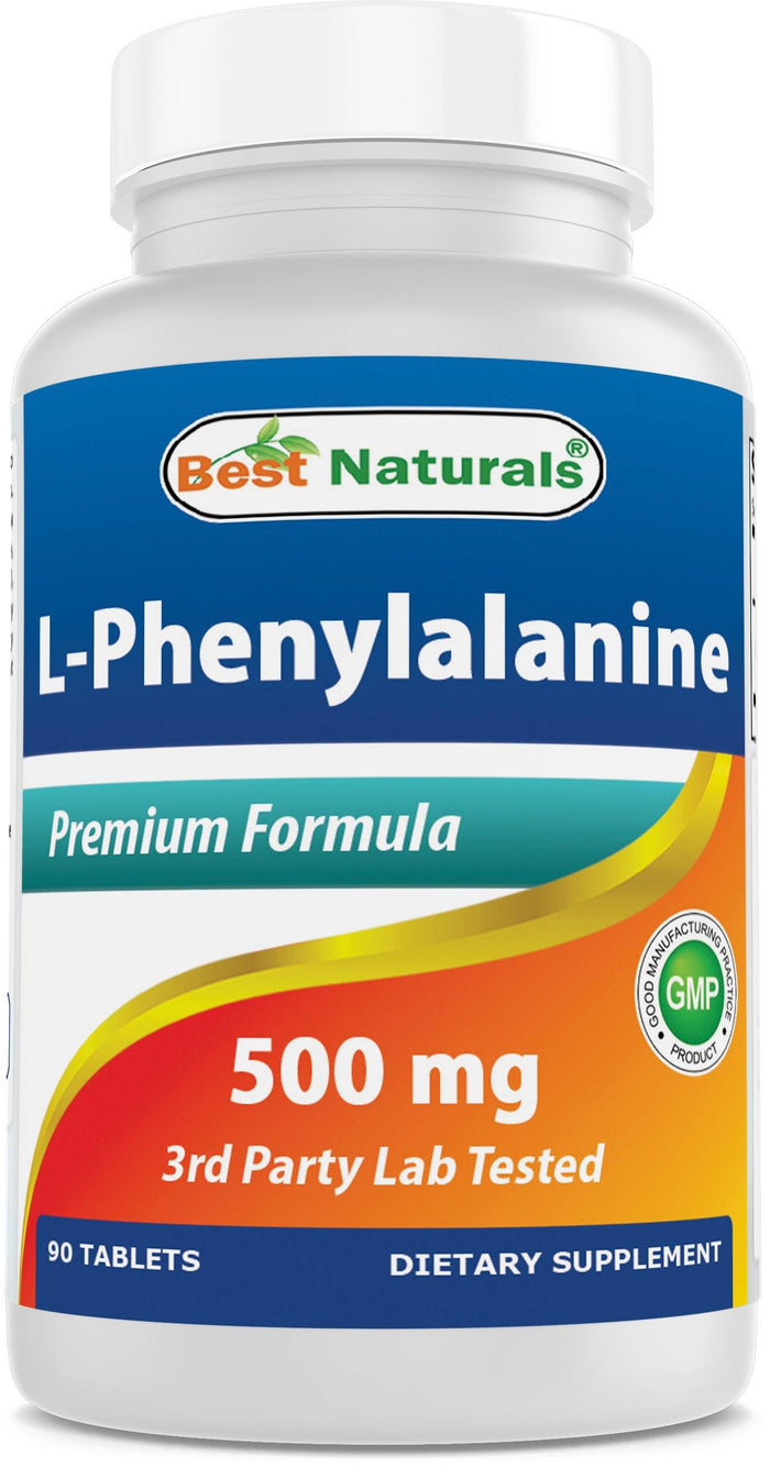 Best Naturals L-Phenylalanine 500 mg 90 Tablets