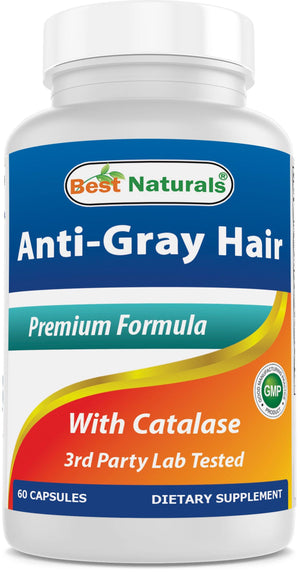Best Naturals Anti-gray Hair formula 60 capsules - shopbestnaturals.com