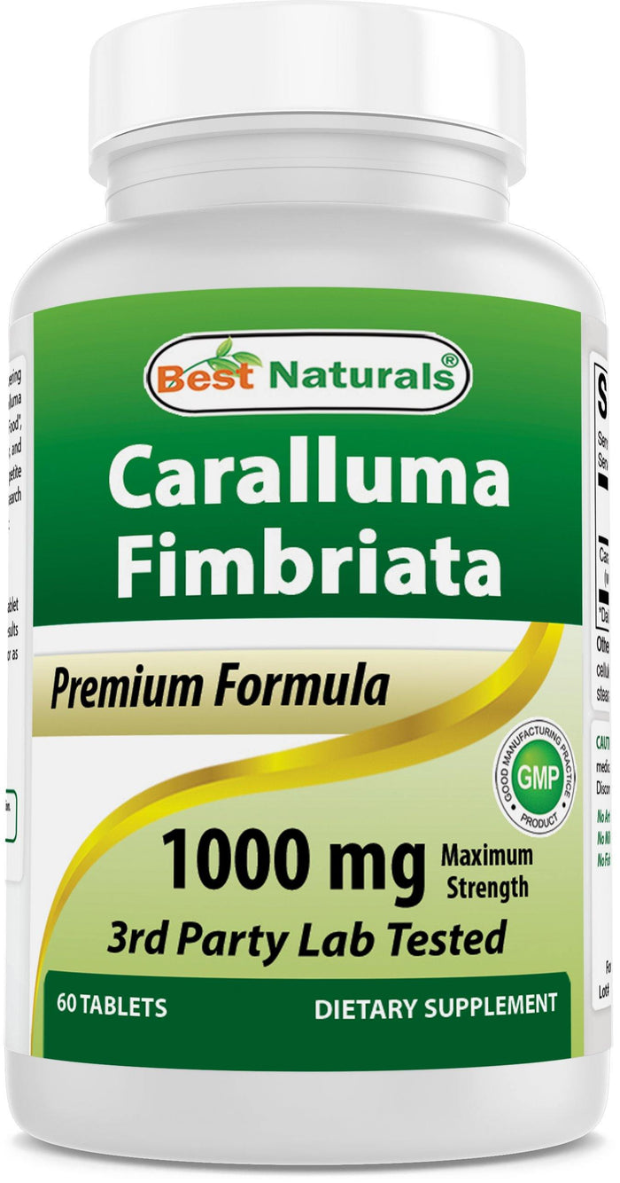 Best Naturals Caralluma Fimbriata 1000 mg 60 Tablets