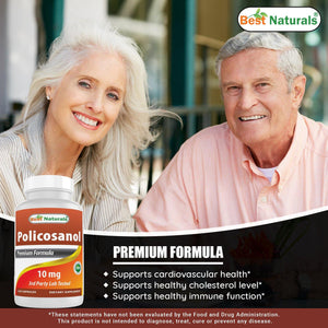 Best Naturals Policosanol 10 mg 120 Capsules - shopbestnaturals.com