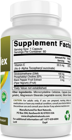 Best Naturals DIM-Complex 100 mg 60 Capsules