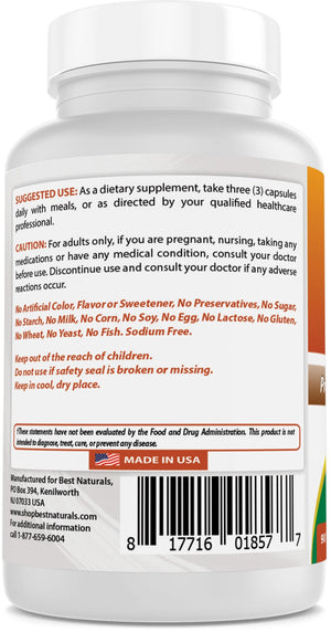 Best Naturals Uric Acid Cleanse Vitamins for Men and Women - 90 Veggie Capsules - shopbestnaturals.com