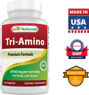 Best Naturals Tri-Amino 120 Tablets