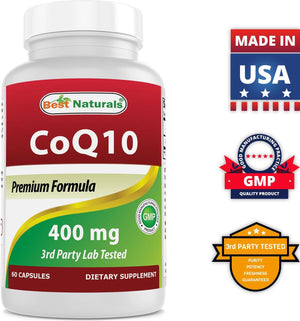 Best Naturals CoQ10 400 mg 60 Capsules - shopbestnaturals.com