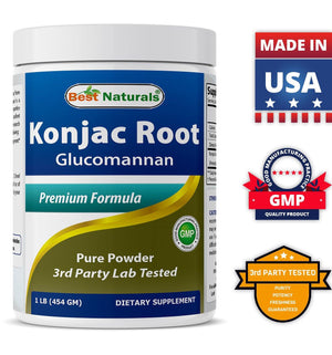 Best Naturals Konjac Glucomanan Root 1 Lb - shopbestnaturals.com