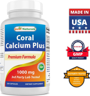 Best Naturals Coral Calcium Plus 250 Capsules - shopbestnaturals.com