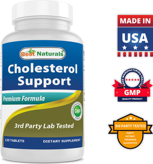 Best Naturals Cholesterol Support Formula 120 Tablets