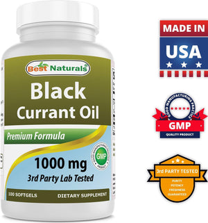 Best Naturals Black Currant Oil 1000 mg 100 Softgels - shopbestnaturals.com