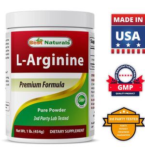 Best Naturals L-Arginine 1 LB Powder - shopbestnaturals.com
