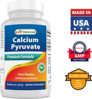 Best Naturals Calcium Pyruvate Powder 8 OZ - shopbestnaturals.com