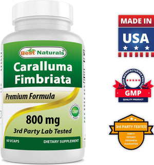 Best Naturals Caralluma Fimbriata 800 mg Serving 60 Vegetarian Capsules - shopbestnaturals.com